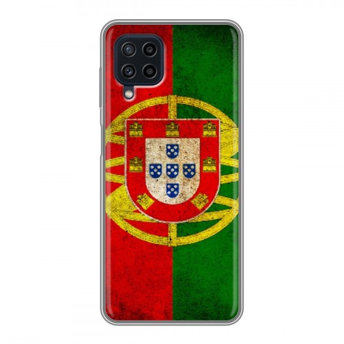 Дизайнерский силиконовый чехол для Samsung Galaxy A22 Флаг Португалии