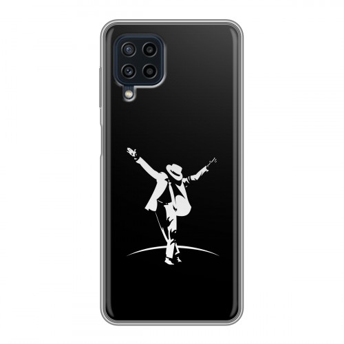 Дизайнерский пластиковый чехол для Samsung Galaxy A22 Майкл Джексон