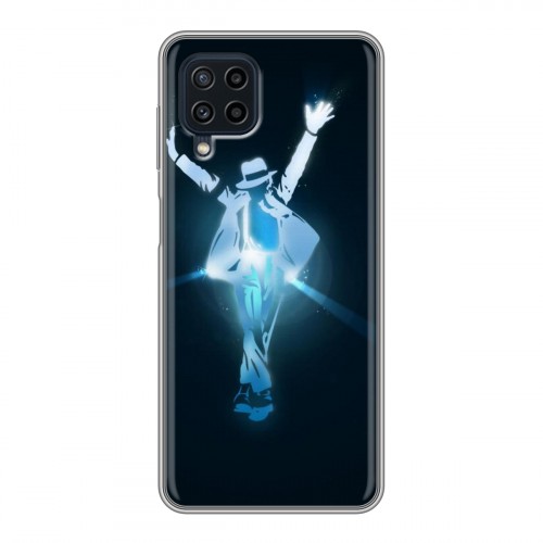 Дизайнерский силиконовый чехол для Samsung Galaxy A22 Майкл Джексон