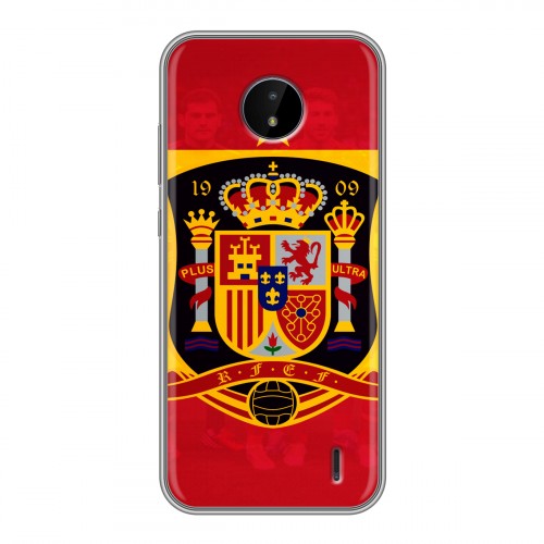 Дизайнерский силиконовый чехол для Nokia C20 флаг Испании