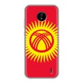 Дизайнерский силиконовый чехол для Nokia C20 флаг Киргизии