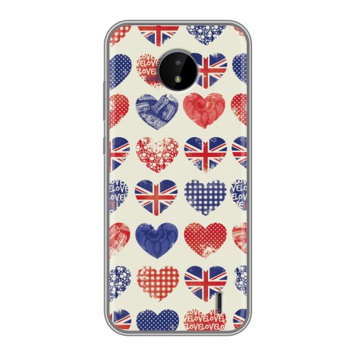Дизайнерский пластиковый чехол для Nokia C20 British love