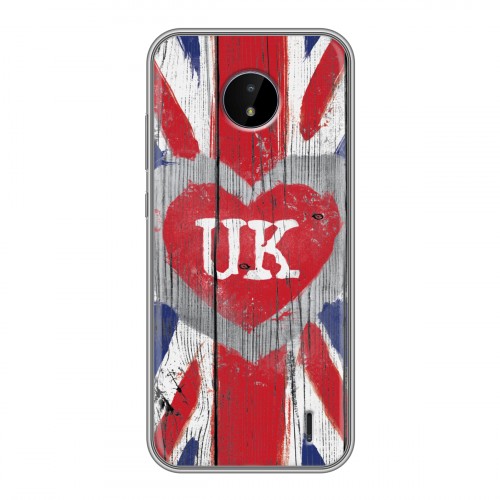 Дизайнерский силиконовый чехол для Nokia C20 British love