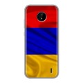 Дизайнерский силиконовый чехол для Nokia C20 Флаг Армении