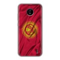 Дизайнерский силиконовый чехол для Nokia C20 Флаг Киргизии