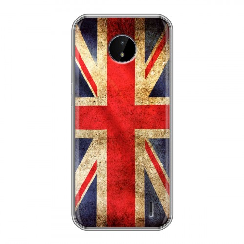 Дизайнерский силиконовый чехол для Nokia C20 Флаг Британии