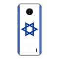 Дизайнерский силиконовый чехол для Nokia C20 Флаг Израиля