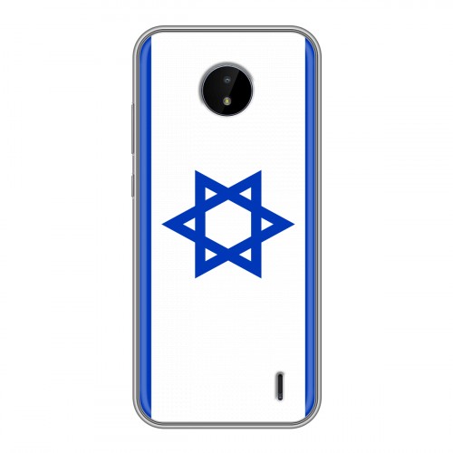 Дизайнерский силиконовый чехол для Nokia C20 Флаг Израиля