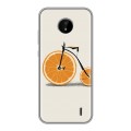 Дизайнерский силиконовый чехол для Nokia C20 Апельсины