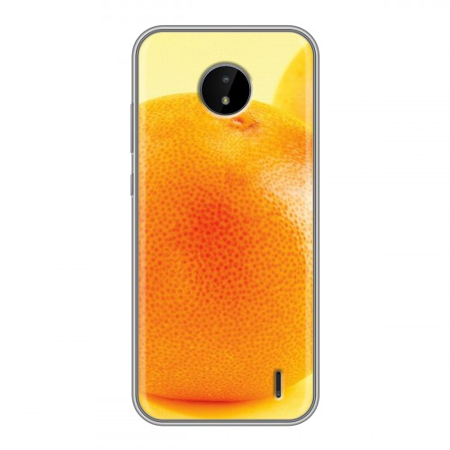 Дизайнерский пластиковый чехол для Nokia C20 Апельсины