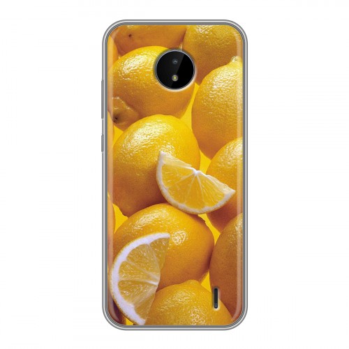 Дизайнерский пластиковый чехол для Nokia C20 Лимон