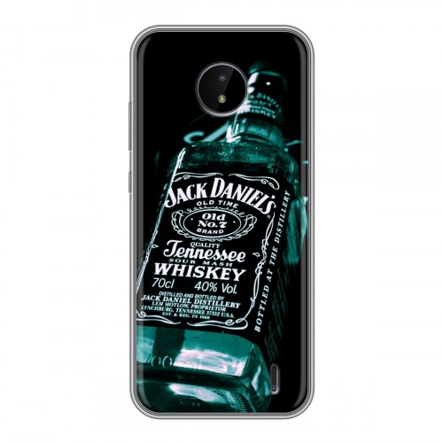 Дизайнерский силиконовый чехол для Nokia C20 Jack Daniels