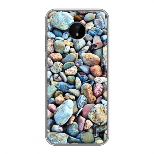 Дизайнерский силиконовый чехол для Nokia C20 Текстура камня