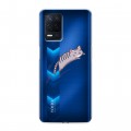 Полупрозрачный дизайнерский силиконовый чехол для Realme Narzo 30 5G Прозрачные кошки