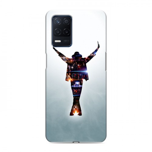 Дизайнерский пластиковый чехол для Realme Narzo 30 5G Майкл Джексон