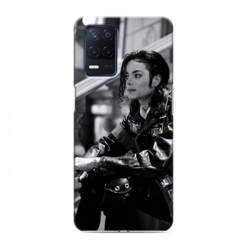 Дизайнерский силиконовый чехол для Realme Narzo 30 5G Майкл Джексон