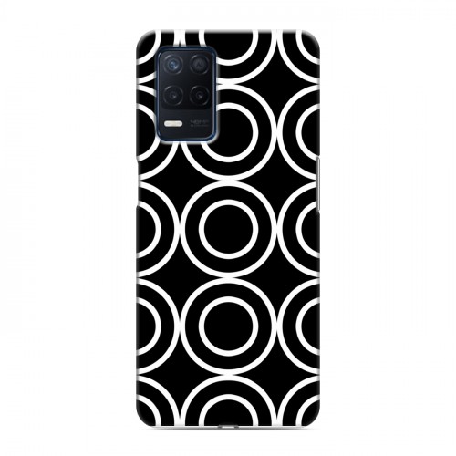 Дизайнерский силиконовый чехол для Realme Narzo 30 5G Черно-белые фантазии
