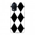 Дизайнерский силиконовый чехол для Realme Narzo 30 5G Черно-белые фантазии
