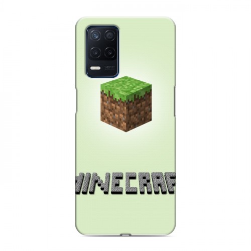 Дизайнерский силиконовый чехол для Realme Narzo 30 5G Minecraft