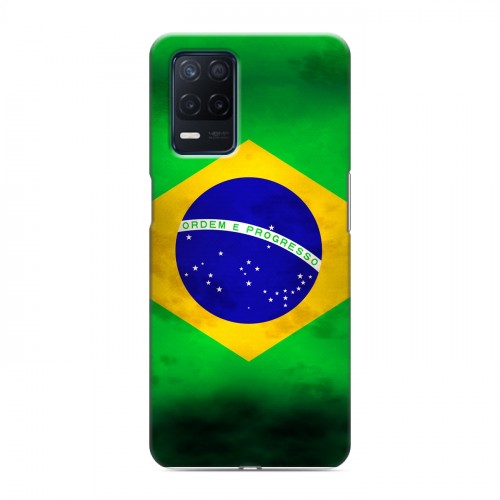 Дизайнерский силиконовый чехол для Realme Narzo 30 5G Флаг Бразилии