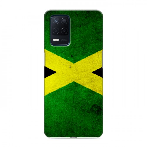 Дизайнерский силиконовый чехол для Realme Narzo 30 5G Флаг Ямайки