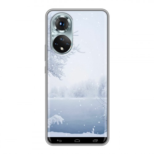 Дизайнерский силиконовый чехол для Huawei Honor 50 Зима