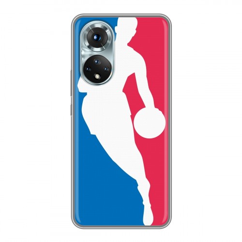 Дизайнерский силиконовый с усиленными углами чехол для Huawei Honor 50 НБА