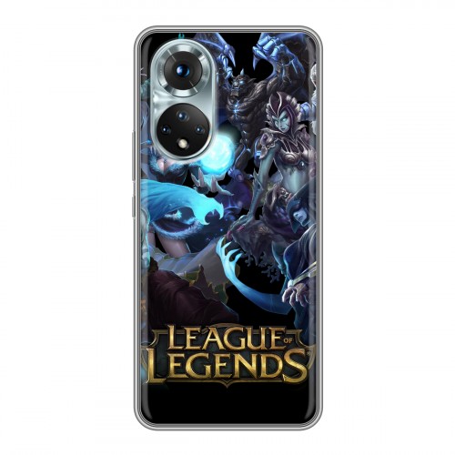 Дизайнерский силиконовый чехол для Huawei Honor 50 League of Legends