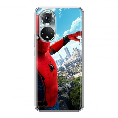 Дизайнерский силиконовый чехол для Huawei Honor 50 Человек - паук