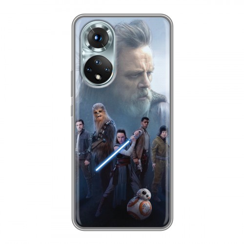 Дизайнерский силиконовый чехол для Huawei Honor 50 Star Wars : The Last Jedi