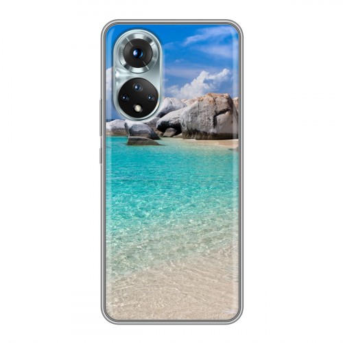 Дизайнерский силиконовый чехол для Huawei Honor 50 пляж