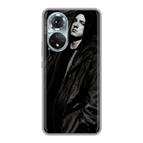 Дизайнерский силиконовый с усиленными углами чехол для Huawei Honor 50 Eminem