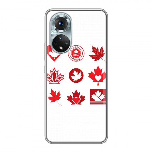 Дизайнерский силиконовый чехол для Huawei Honor 50 Флаг Канады