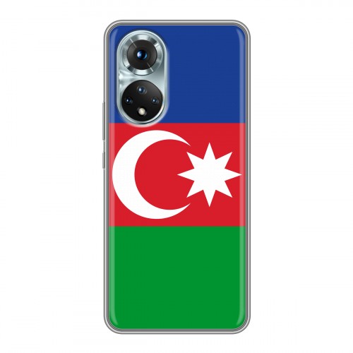 Дизайнерский силиконовый чехол для Huawei Honor 50 Флаг Азербайджана