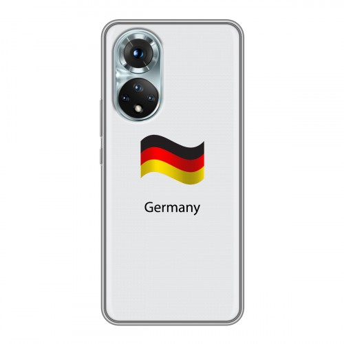 Дизайнерский пластиковый чехол для Huawei Honor 50 Флаг Германии