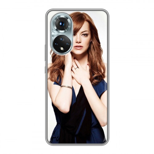 Дизайнерский силиконовый чехол для Huawei Honor 50 Эмма Стоун