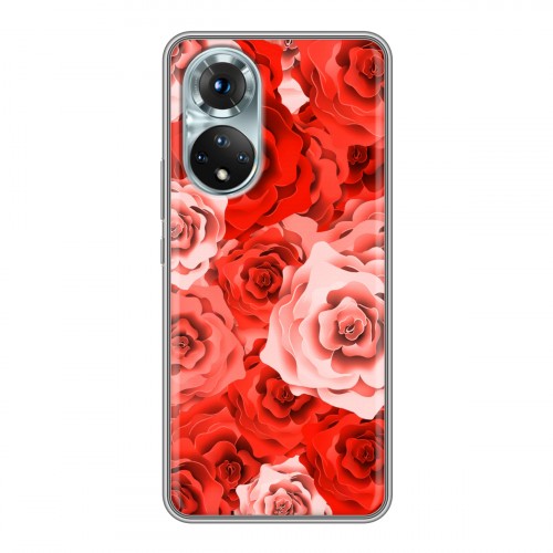 Дизайнерский силиконовый чехол для Huawei Honor 50 Органические цветы
