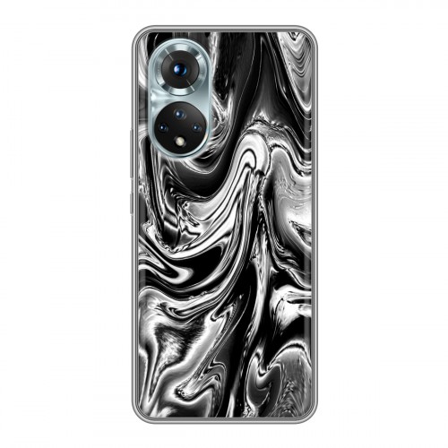 Дизайнерский силиконовый чехол для Huawei Honor 50 Черно-белые тенденции