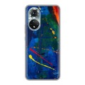 Дизайнерский силиконовый чехол для Huawei Honor 50 Мазки краски