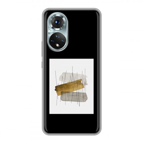 Дизайнерский силиконовый чехол для Huawei Honor 50 Стильные абстракции