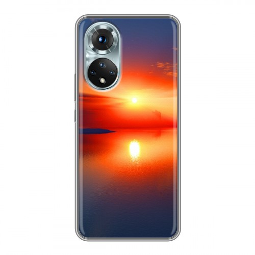 Дизайнерский силиконовый чехол для Huawei Honor 50 Солнце
