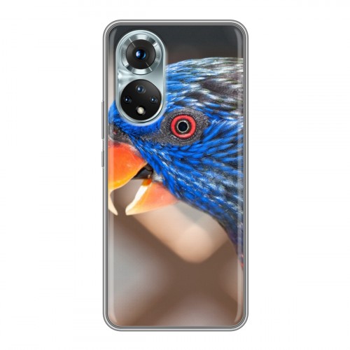 Дизайнерский силиконовый чехол для Huawei Honor 50 Попугаи