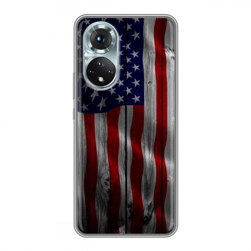 Дизайнерский силиконовый чехол для Huawei Honor 50 Флаг США