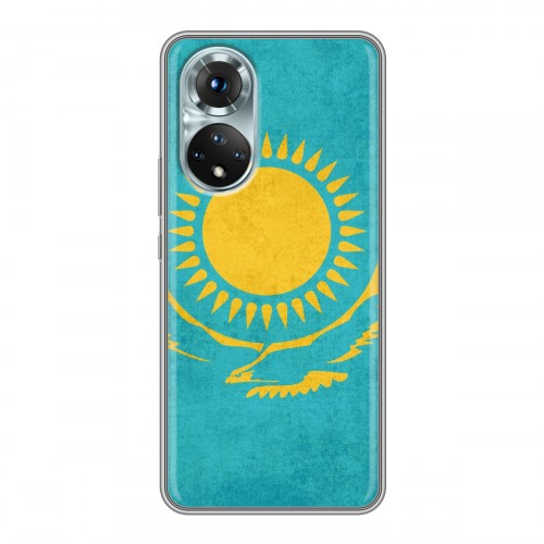 Дизайнерский силиконовый чехол для Huawei Honor 50 Флаг Казахстана