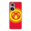Дизайнерский пластиковый чехол для Huawei Honor 50 Флаг Киргизии
