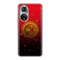 Дизайнерский силиконовый чехол для Huawei Honor 50 Флаг Киргизии