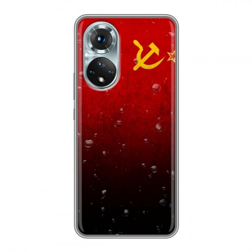 Дизайнерский пластиковый чехол для Huawei Honor 50 Флаг СССР