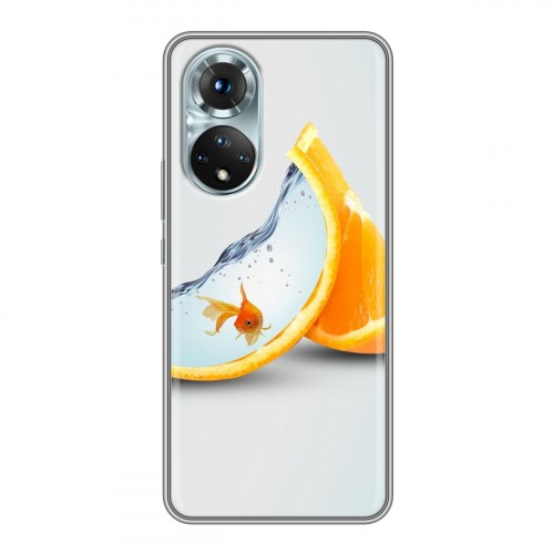 Дизайнерский пластиковый чехол для Huawei Honor 50 Апельсины