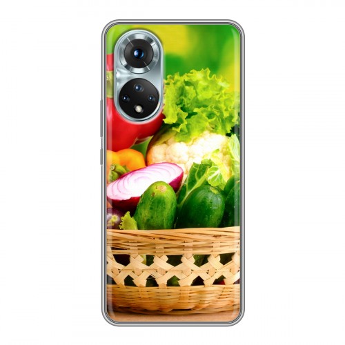 Дизайнерский силиконовый чехол для Huawei Honor 50 Овощи