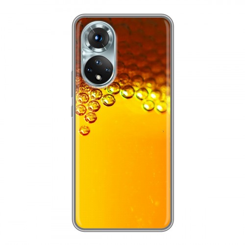 Дизайнерский силиконовый чехол для Huawei Honor 50 Пузырьки пива